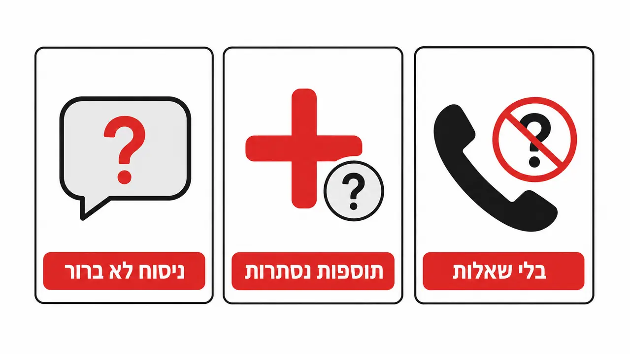 כשהסכום שנאמר בטלפון נשמע נמוך מדי